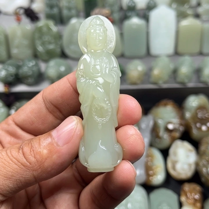 和田玉挂件未镶嵌季*