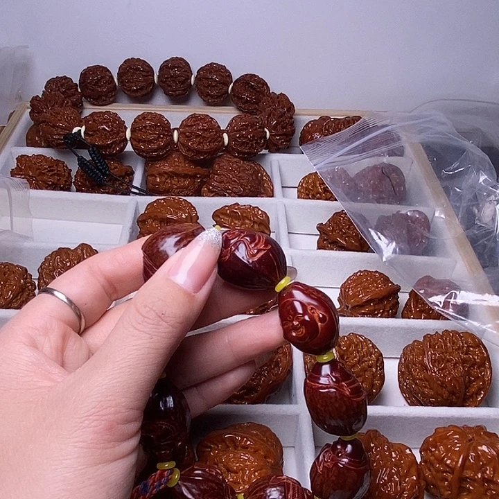 白***水文玩核桃吊坠文玩