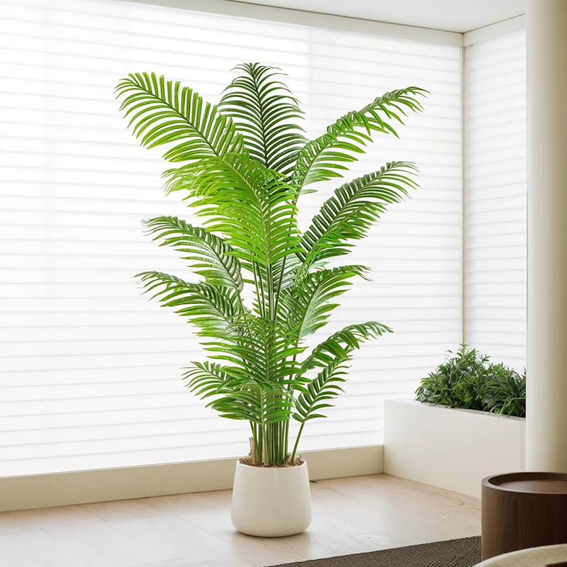 【厂家】散尾葵仿真绿植高端轻奢室内客厅落地摆件大型盆栽仿生植物