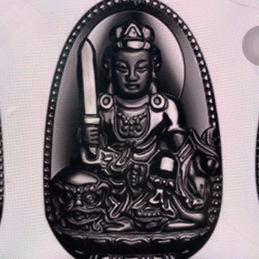 【闪购商品】黑曜岩颈饰未镶嵌鹏*