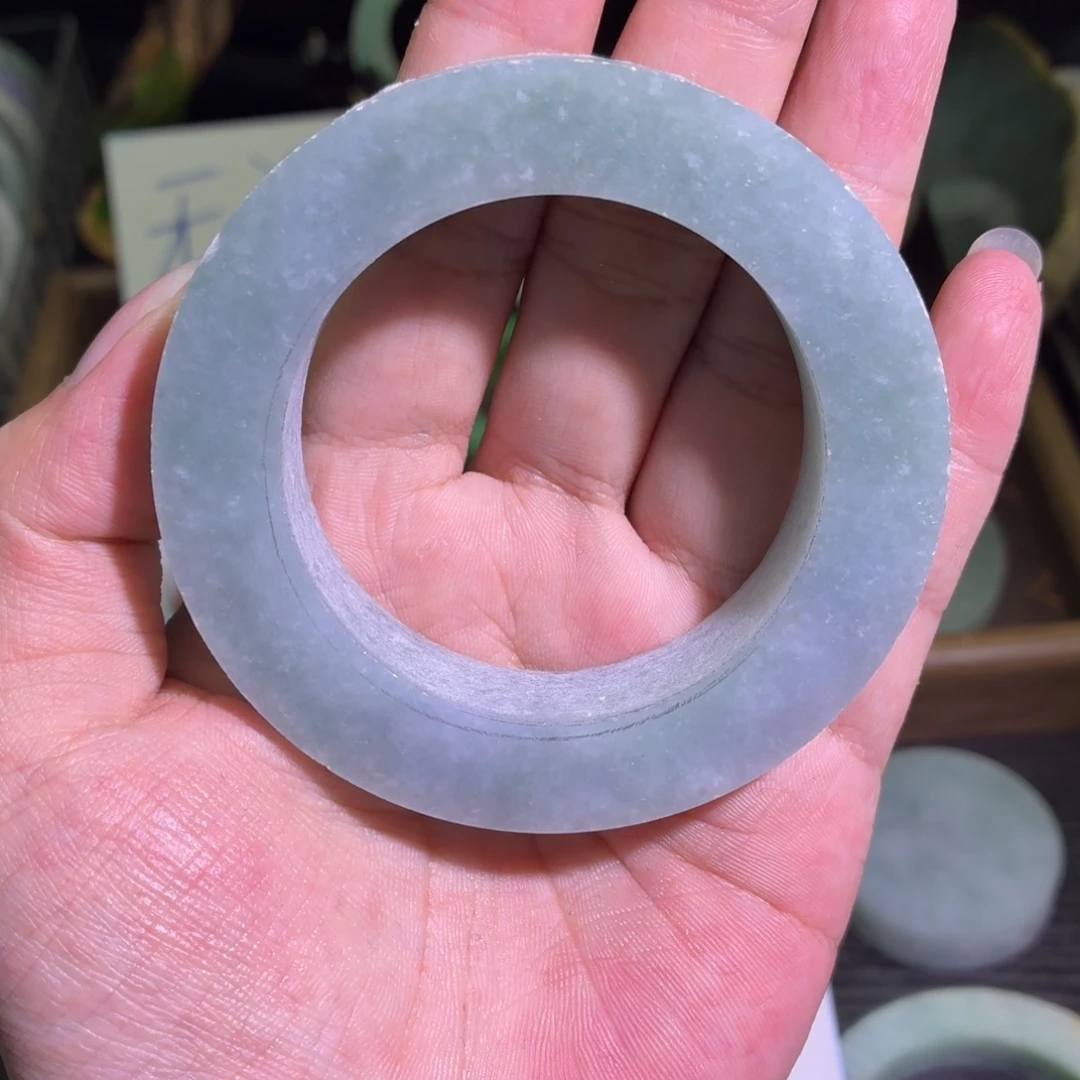 定制翡翠未镶嵌缅甸翡翠A货手镯毛胚定制