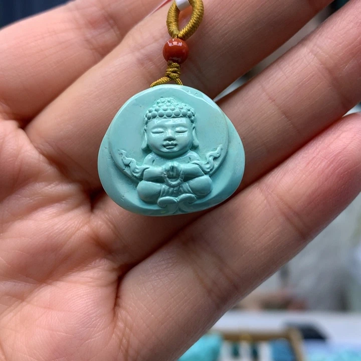 绿松石未镶嵌配饰