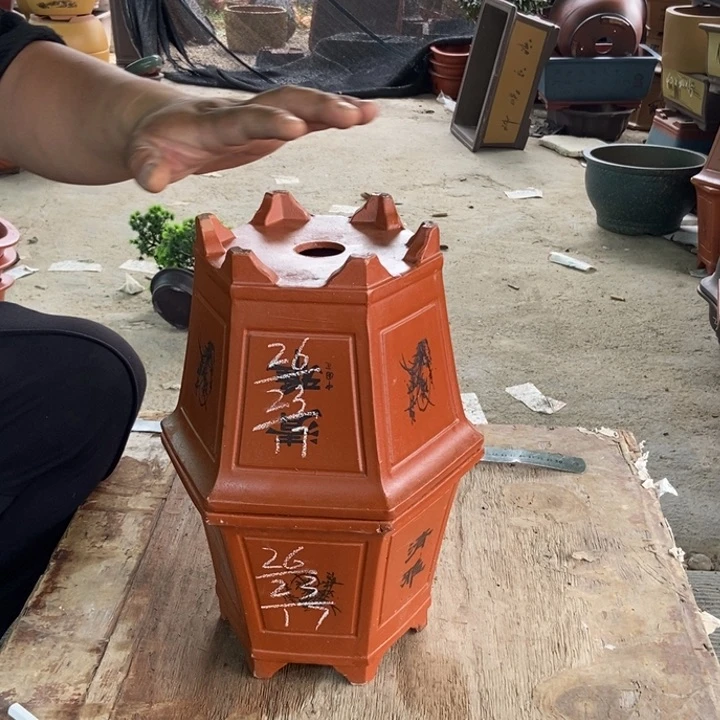 紫砂花盆紫砂紫砂