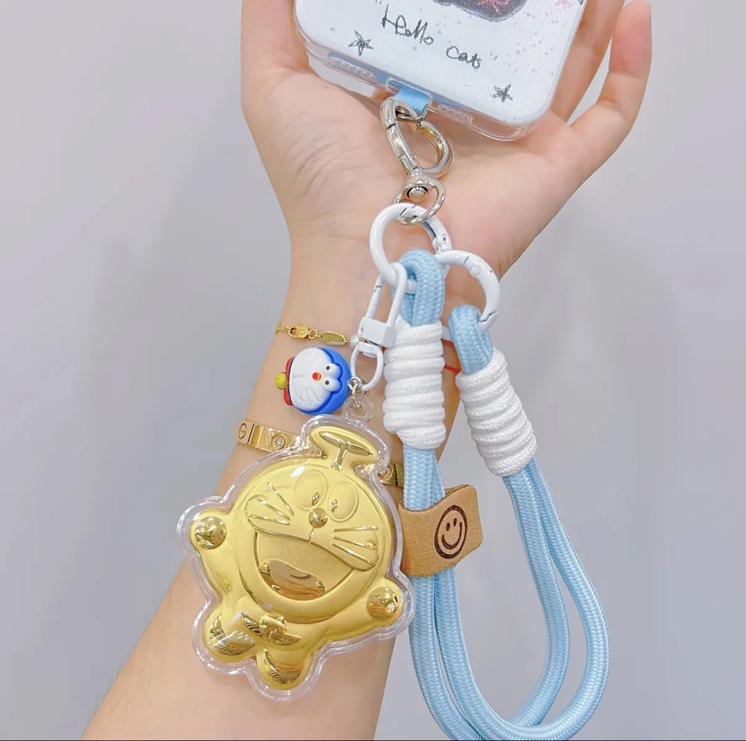 【直播间专属】水贝热卖哆啦A梦手机挂件钥匙扣包包挂绳520女友礼物