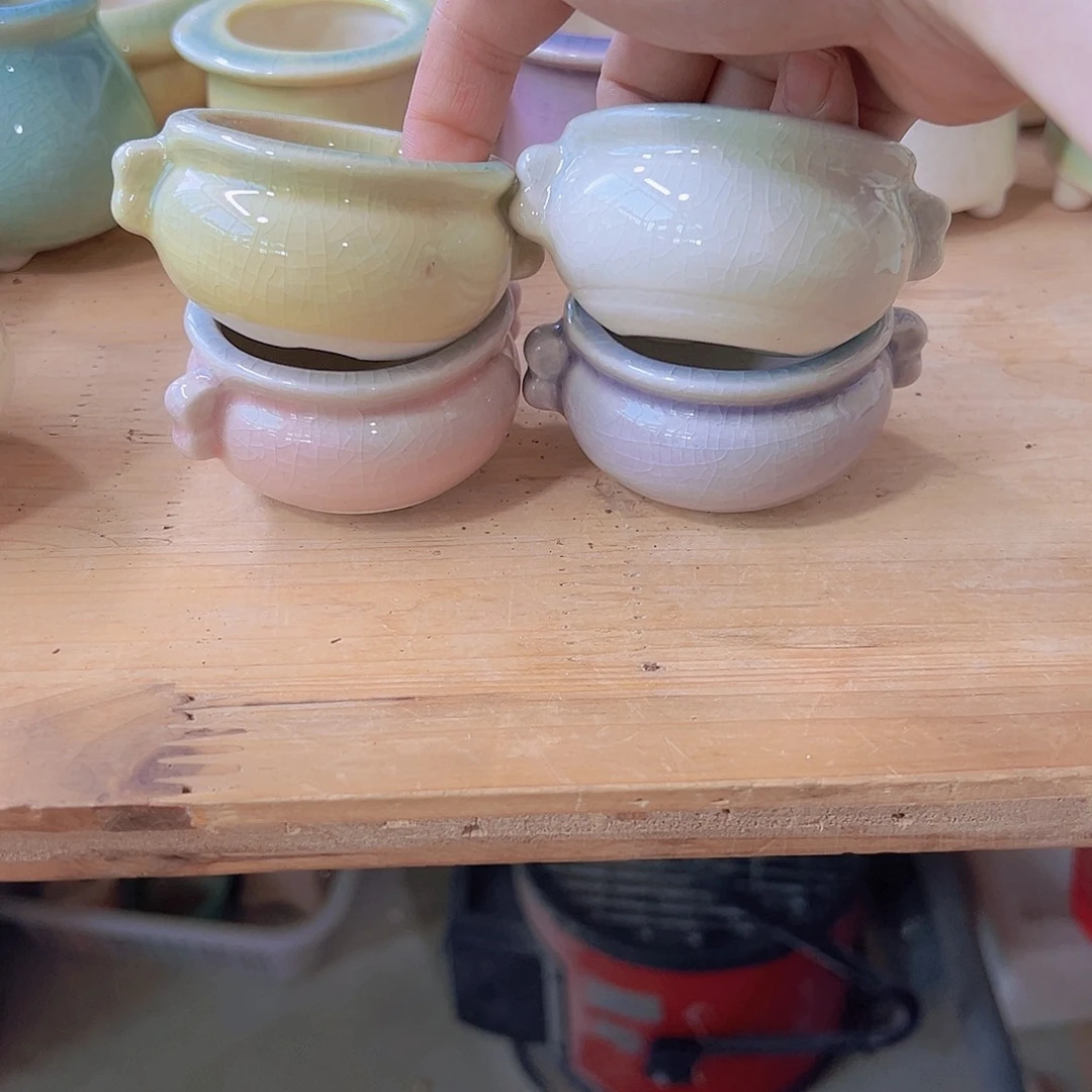 陶瓷花盆当场满12包邮