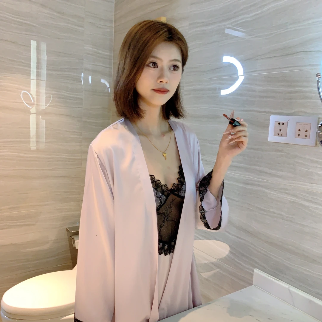冰雪丝睡裙女款2025新款春夏季中长袍吊带裙薄款家居服套装可外穿
