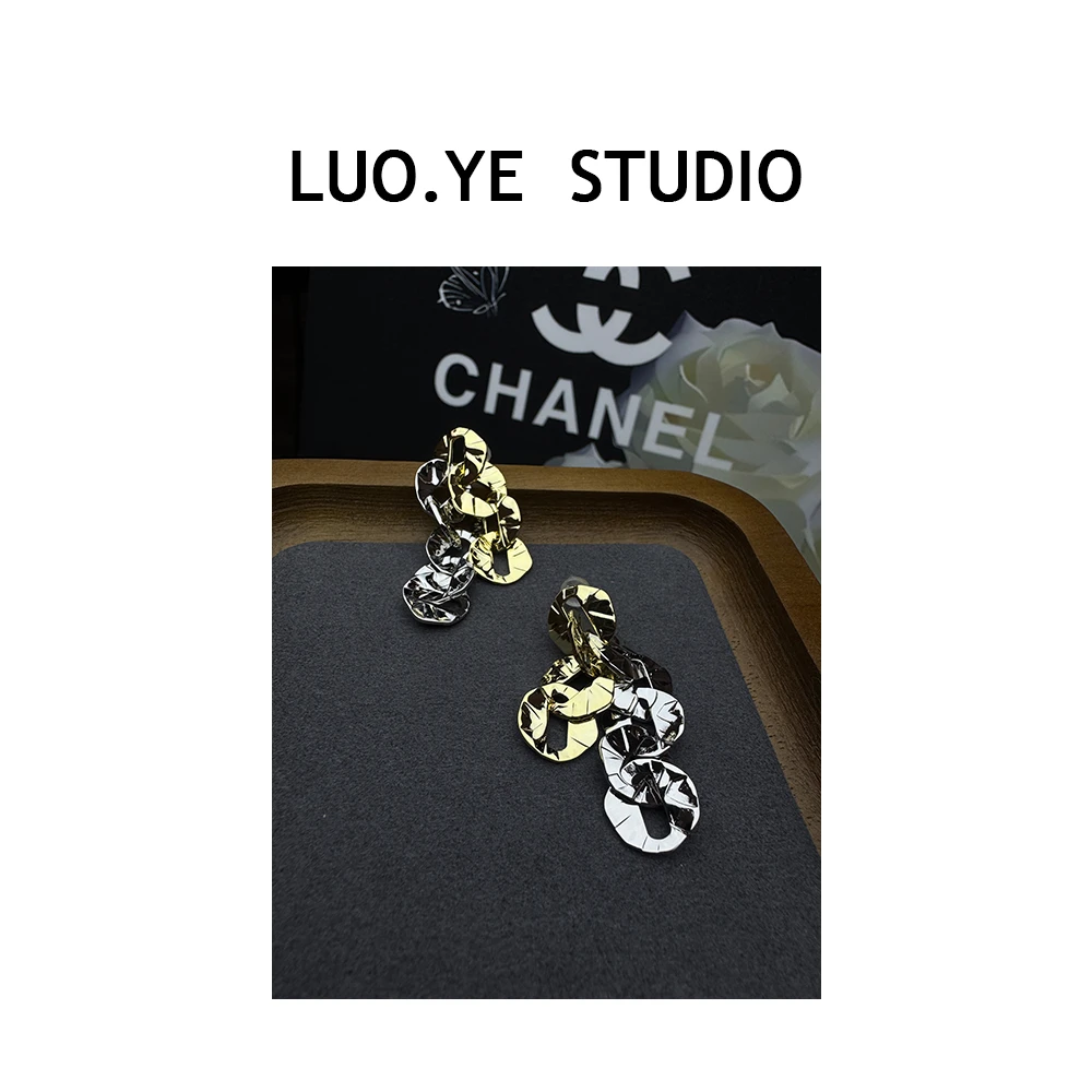 合金耳饰 罗罗丨STUDIO 高级感繁花耳饰耳环小众设计复古流苏031