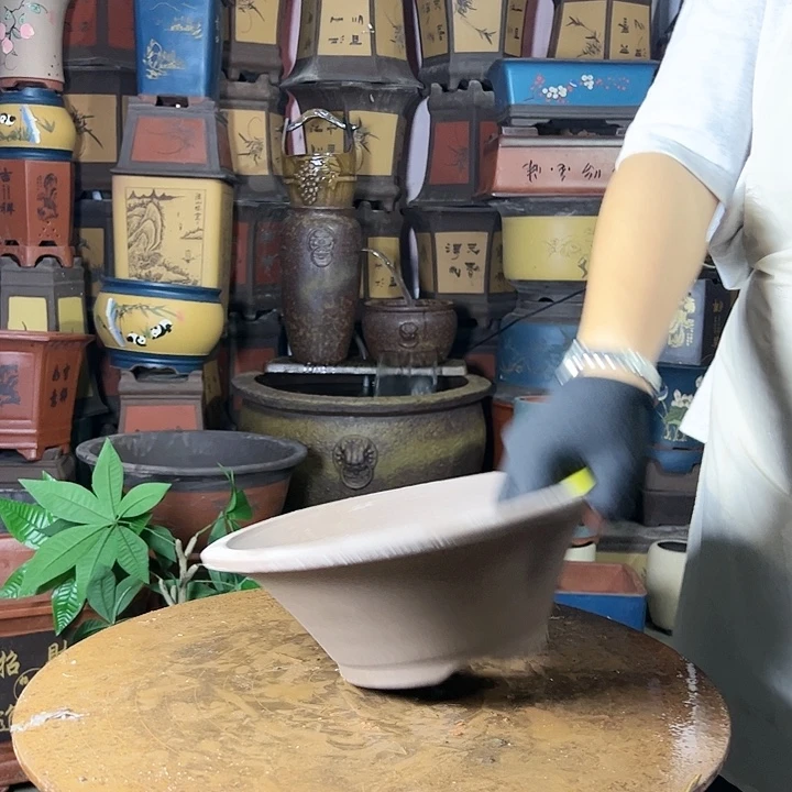 宜兴紫砂花盆31斗盆