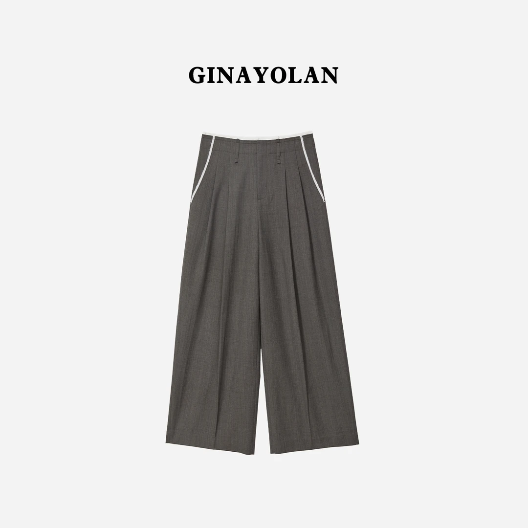 GINAYOLAN/瑾颜【私服系列】春夏新品减龄时尚马甲/西装/裤子