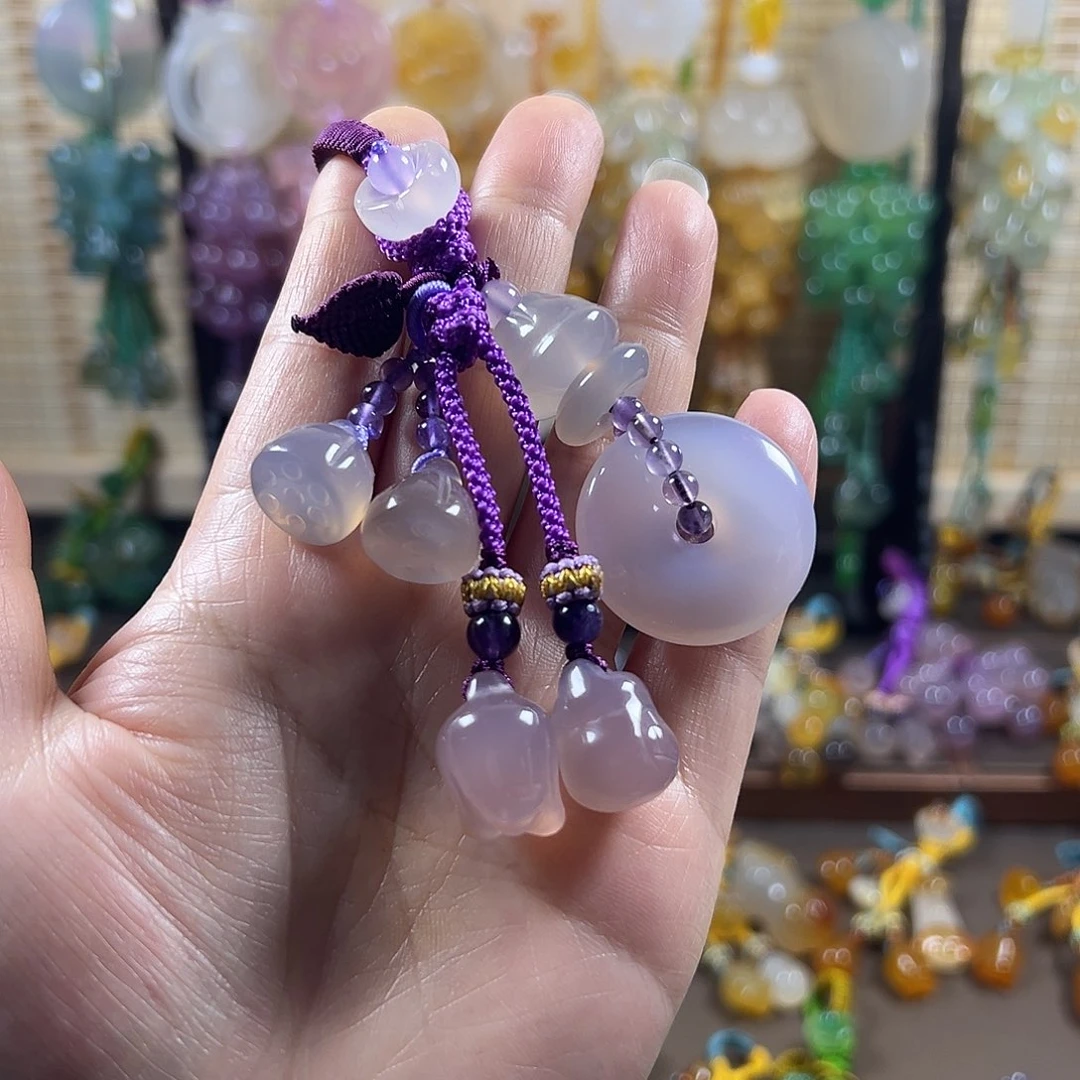 玛瑙/玉髓未镶嵌车挂