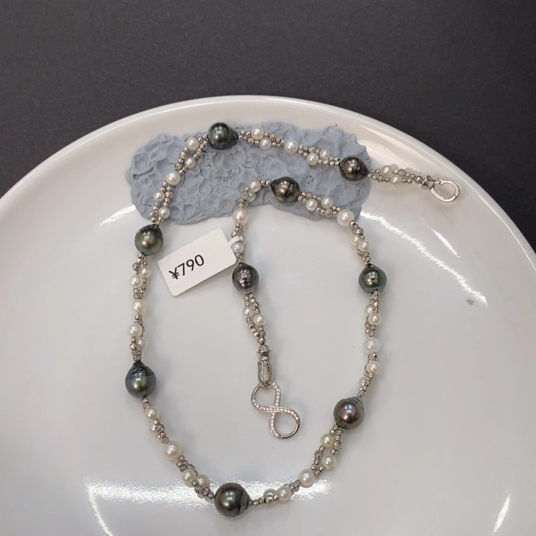 海水珍珠裸珠草*蓝福利项链不退换琴