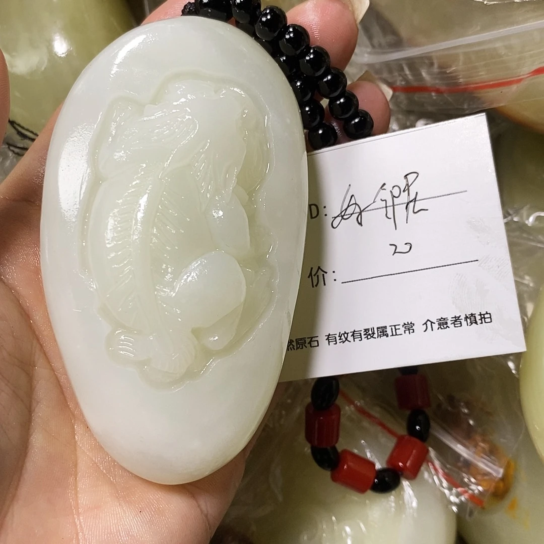 石材好*居古青石手把件