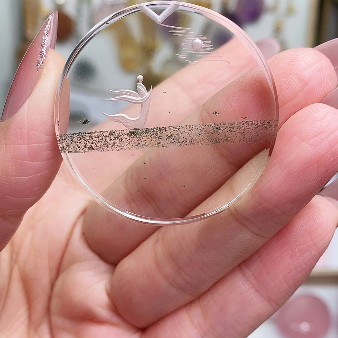 未镶嵌吊坠(赠链)水晶