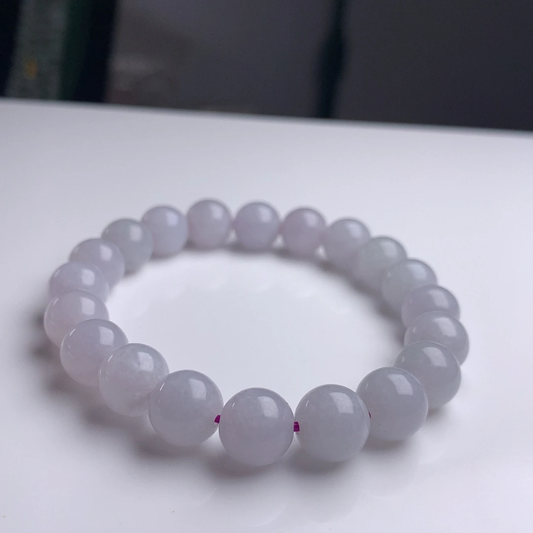 未镶嵌手串翡翠9.5mm！