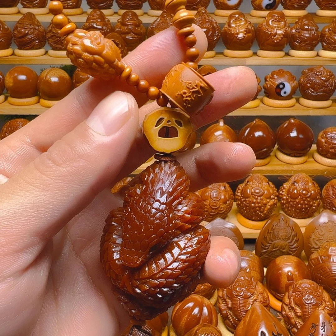 。***手串/手链橄榄核手工蛇王