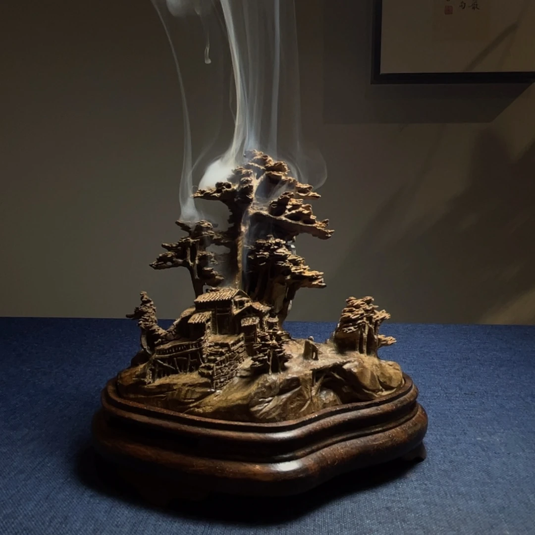 香榧木吴*豪木雕工艺品摆件