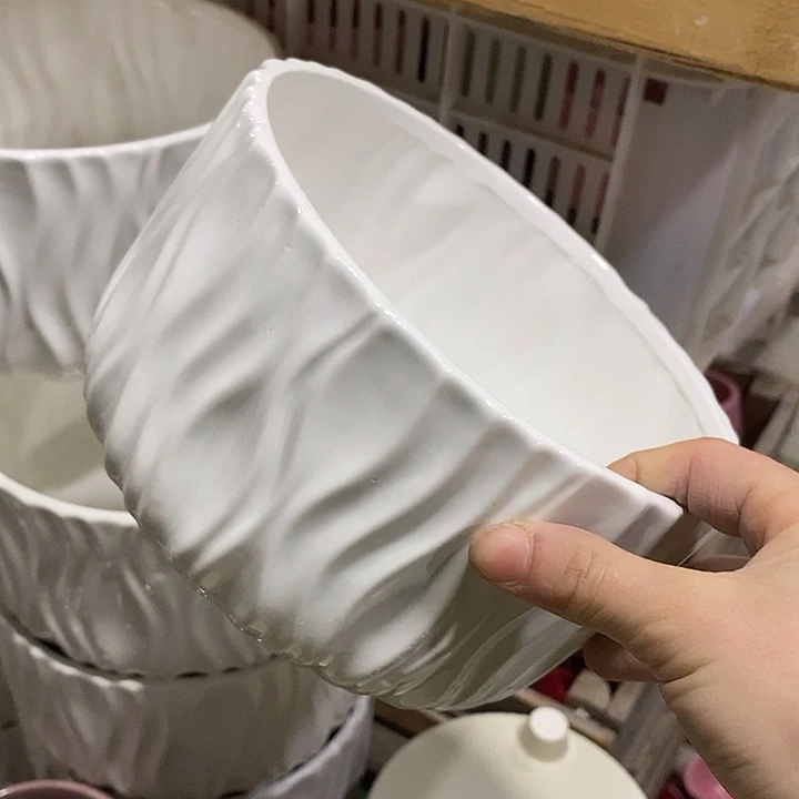 陶盆有孔 瑕疵针孔漏釉介意勿拍外高 10外口18