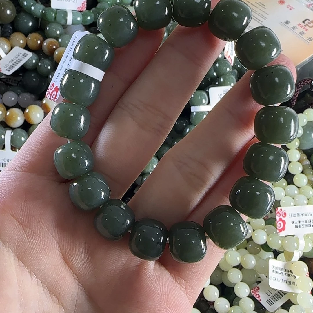 和田玉手链未镶嵌98