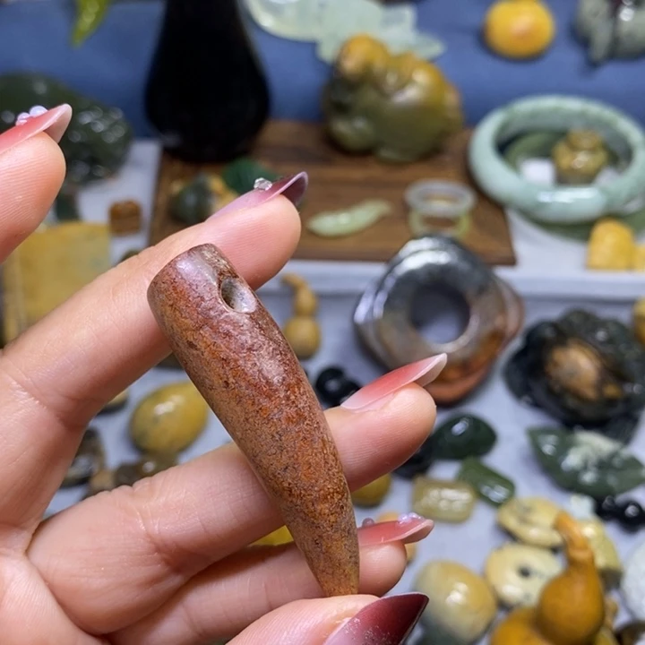 岫岩河磨玉（透闪石质玉）未镶嵌挂件