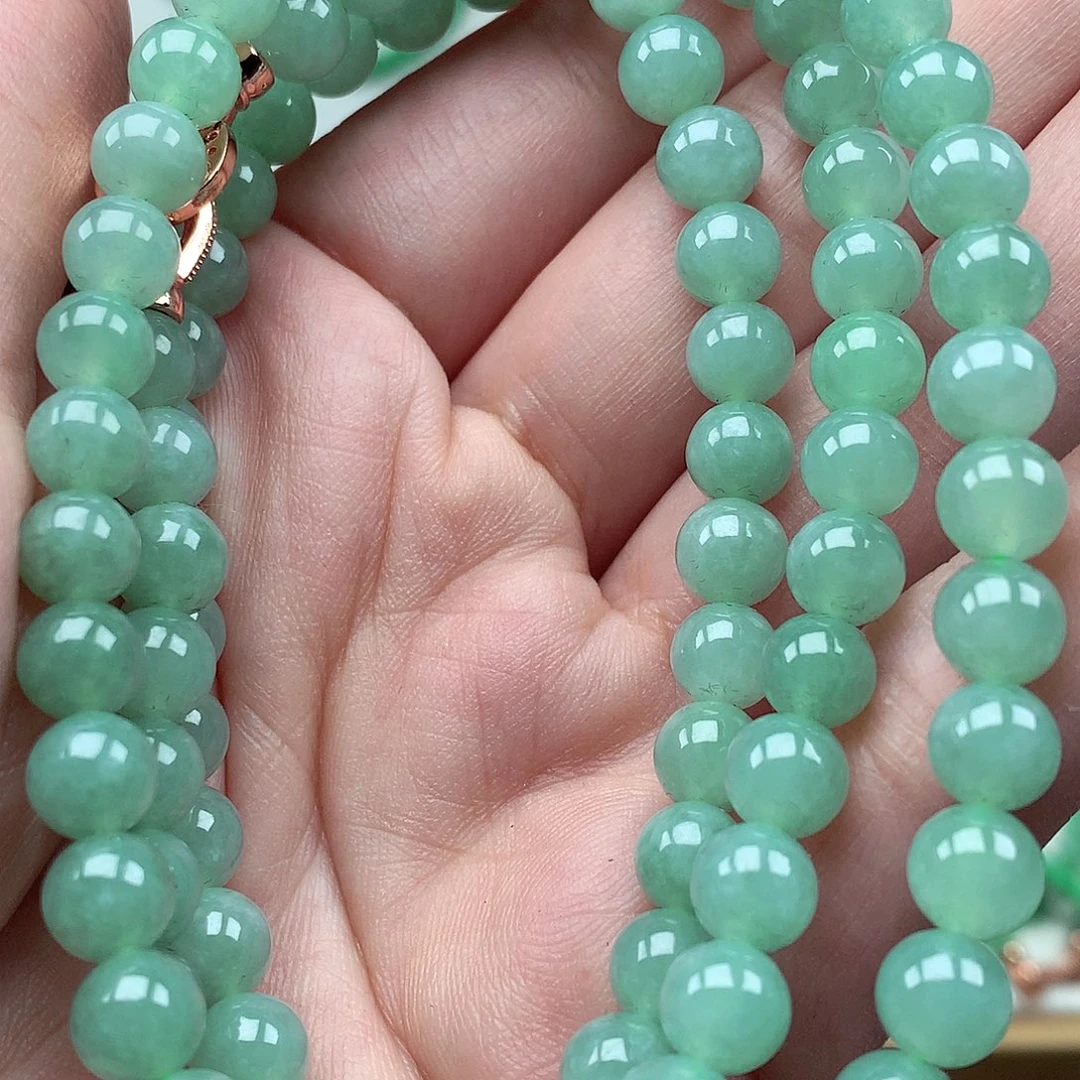 翡翠未镶嵌毛衣链翡翠