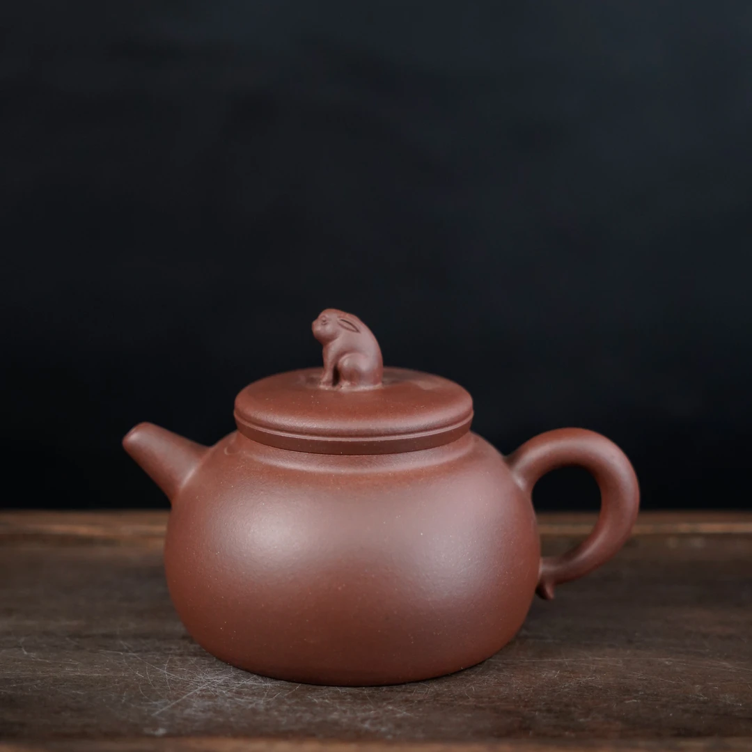 GSZS-7297  民间艺人  宜兴手工紫砂  玉兔