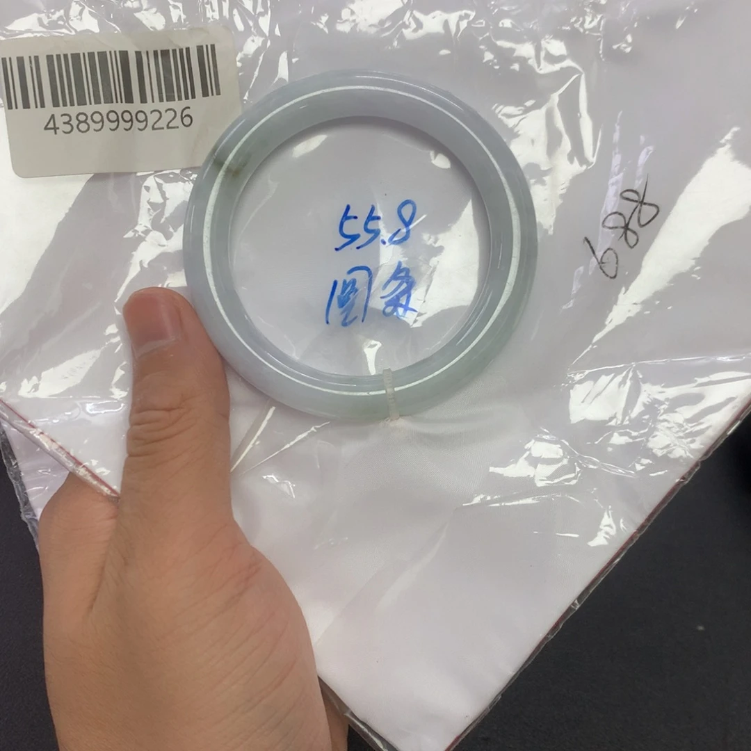 翡翠未镶嵌手镯55.8