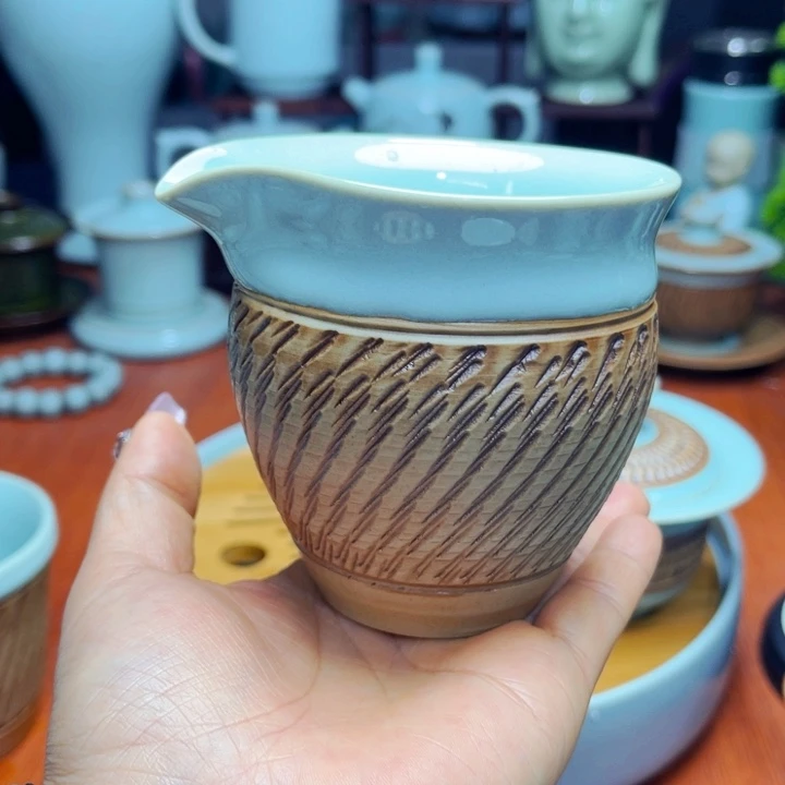 【闪购商品】巴*生汝州单壶天青单壶，公道