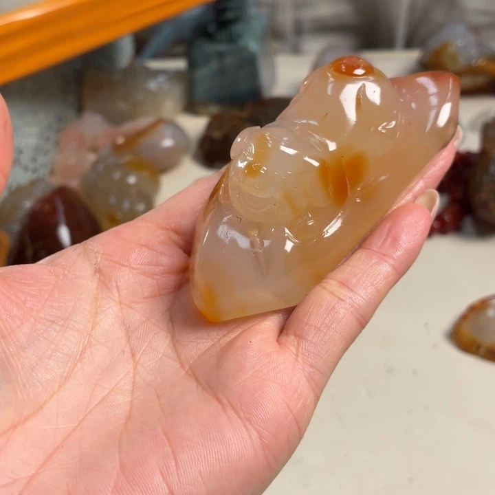 玛瑙/玉髓未镶嵌吊坠(不含链)