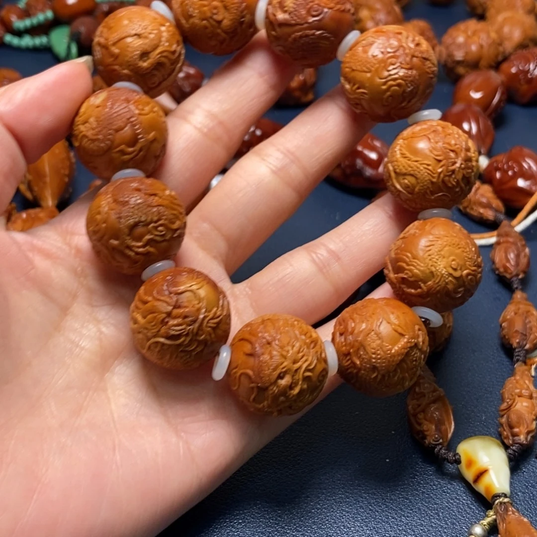 枫***手串/手链橄榄核回血九龙
