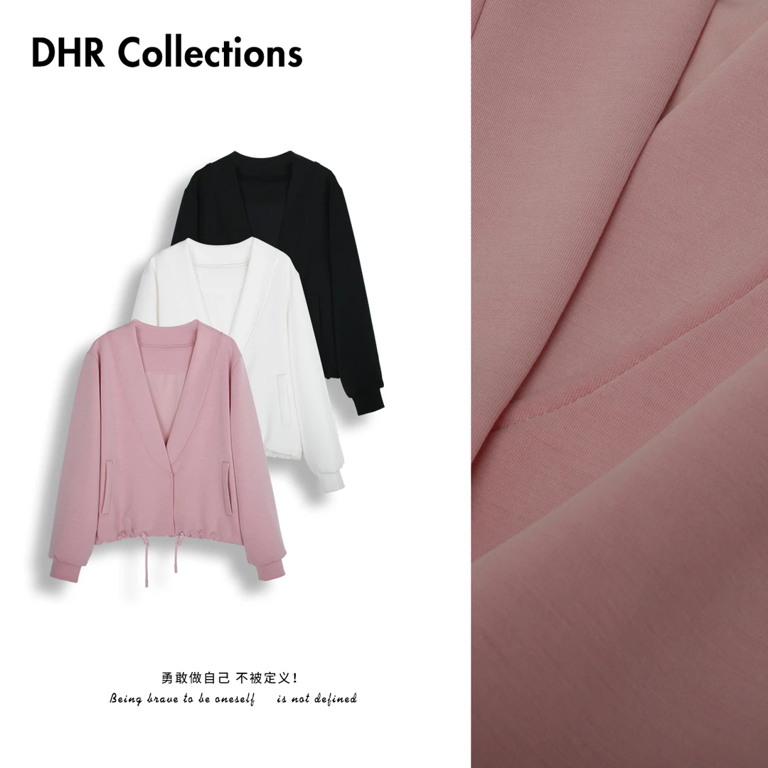 DHR COLLECTTIONS豆豆【纽约】春夏设计感短外套开衫上衣女-DD2036