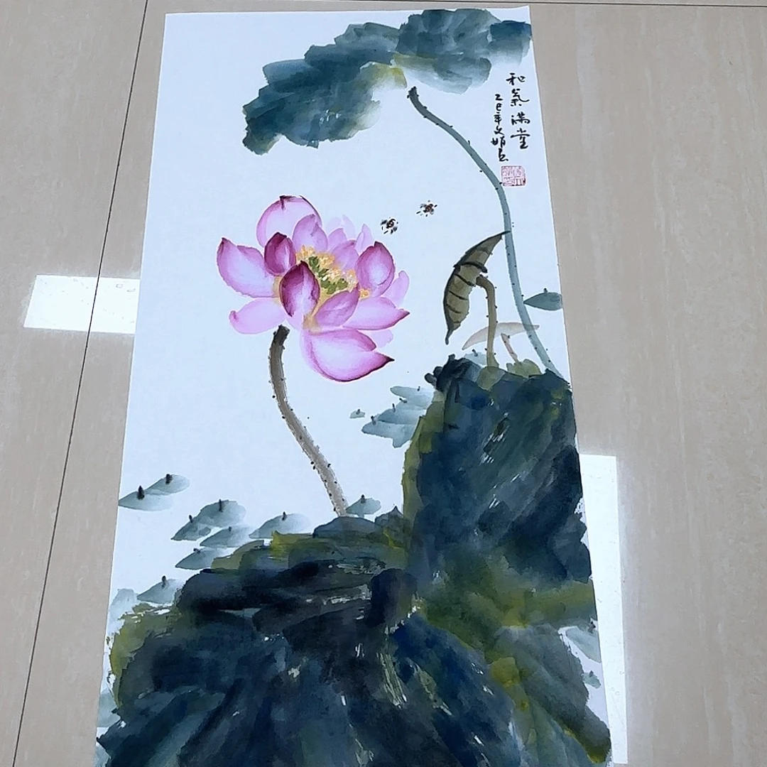 国画国画作品多次