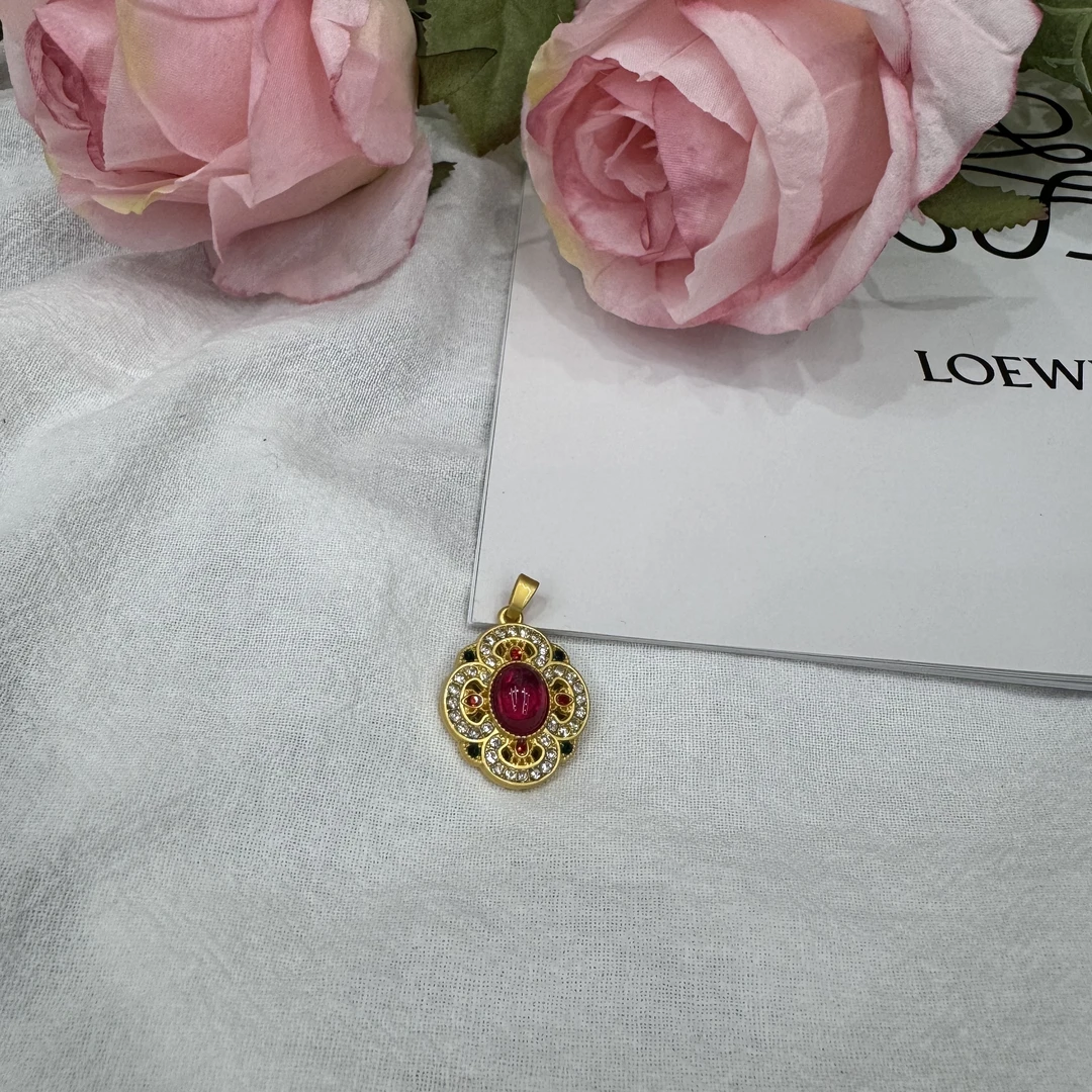 高定珠宝红宝吊坠HF844S668