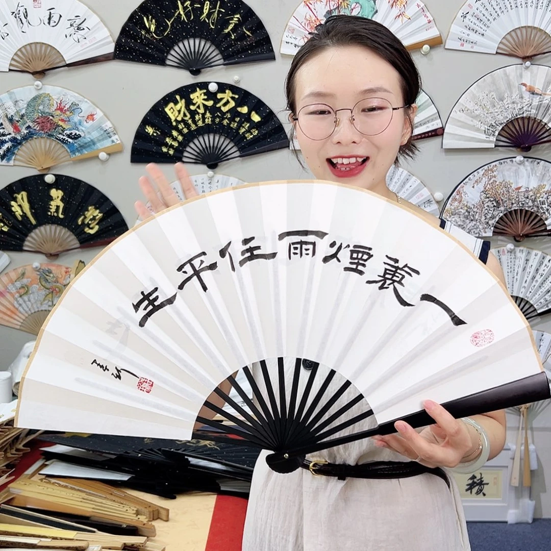 书法书法10寸 手写手绘 头青竹子 默认粘好