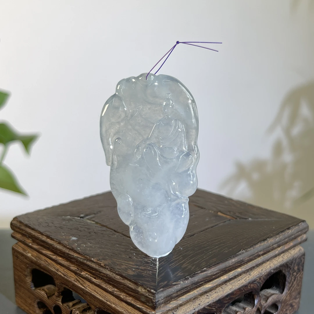 JGB07-133  天然缅甸A货翡翠  无相