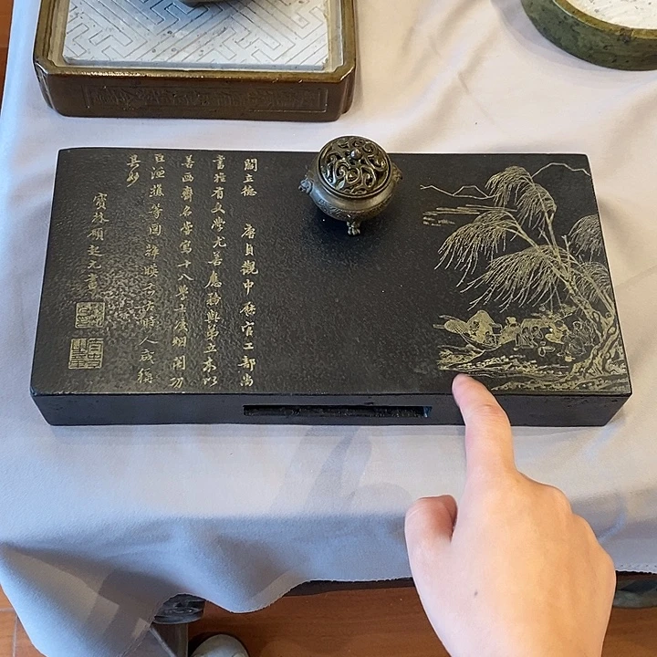 款模糊30*15*4.5cm经典黑金砖
