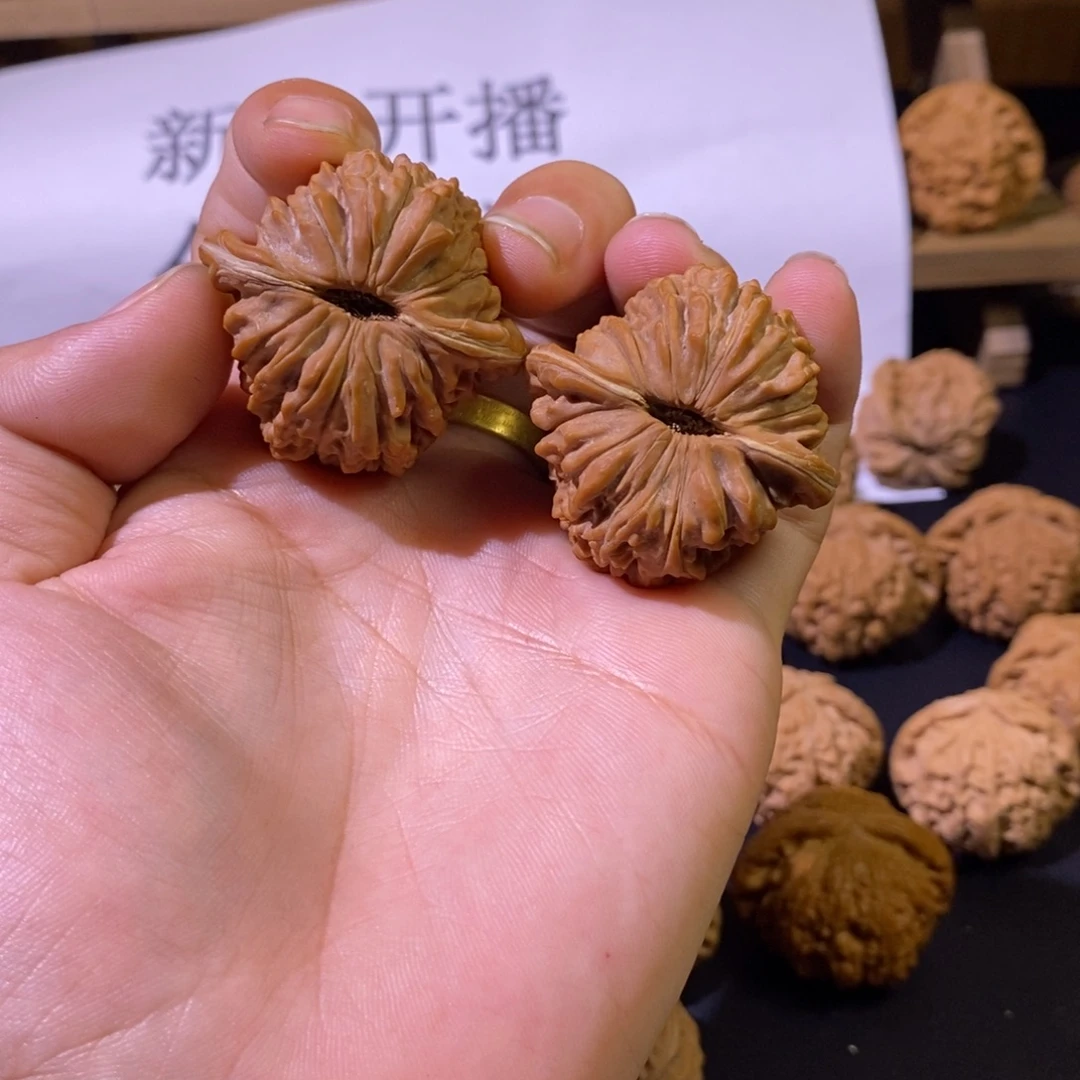 程***佛吊坠文玩核桃41全品四座楼