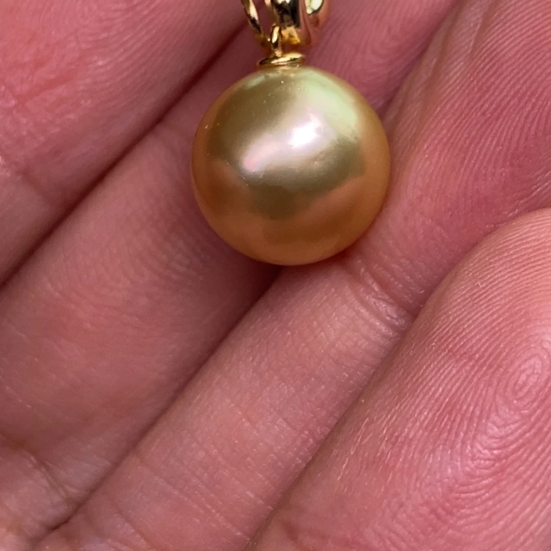 颈饰银S925镶嵌海水珍珠