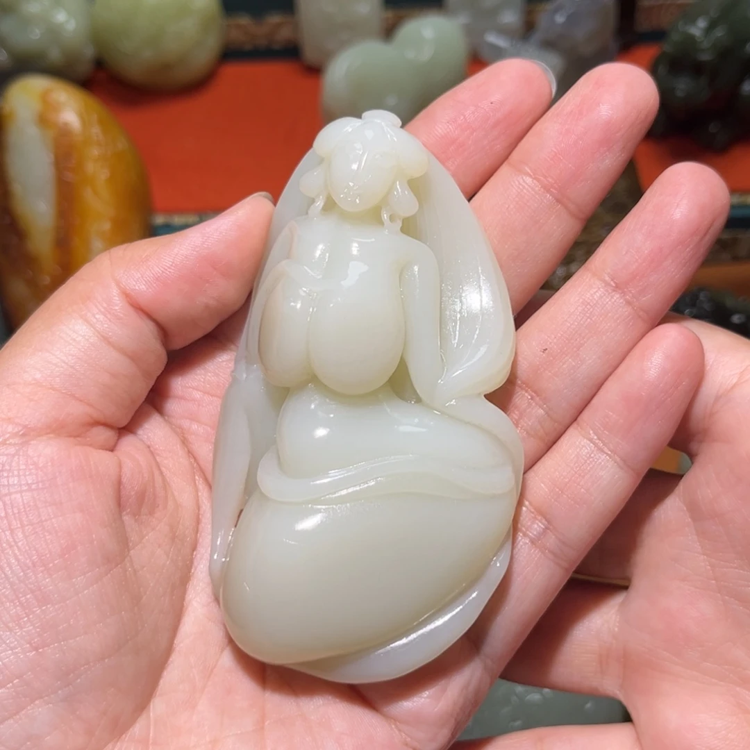 未镶嵌和田玉把件启*