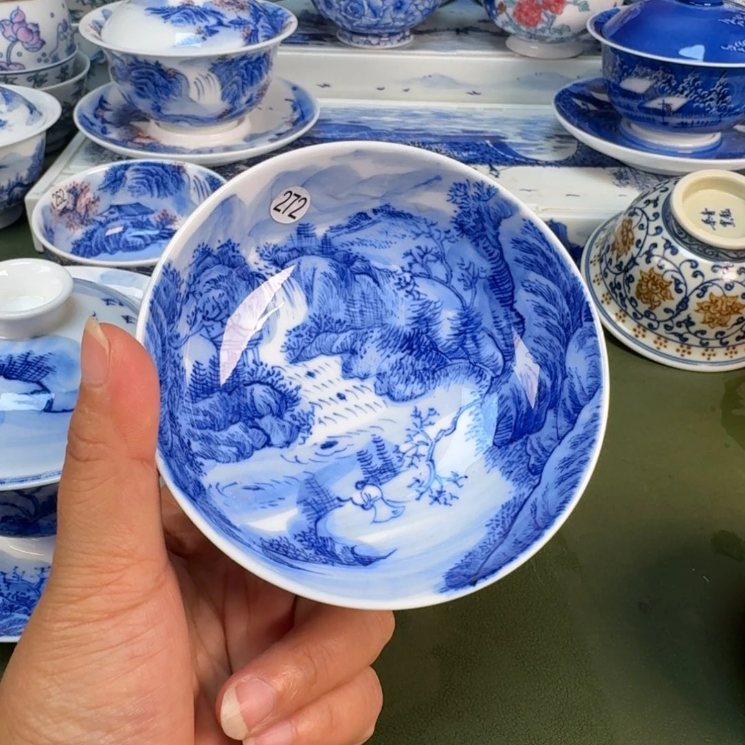 景德镇纯手绘茶具圆圆272