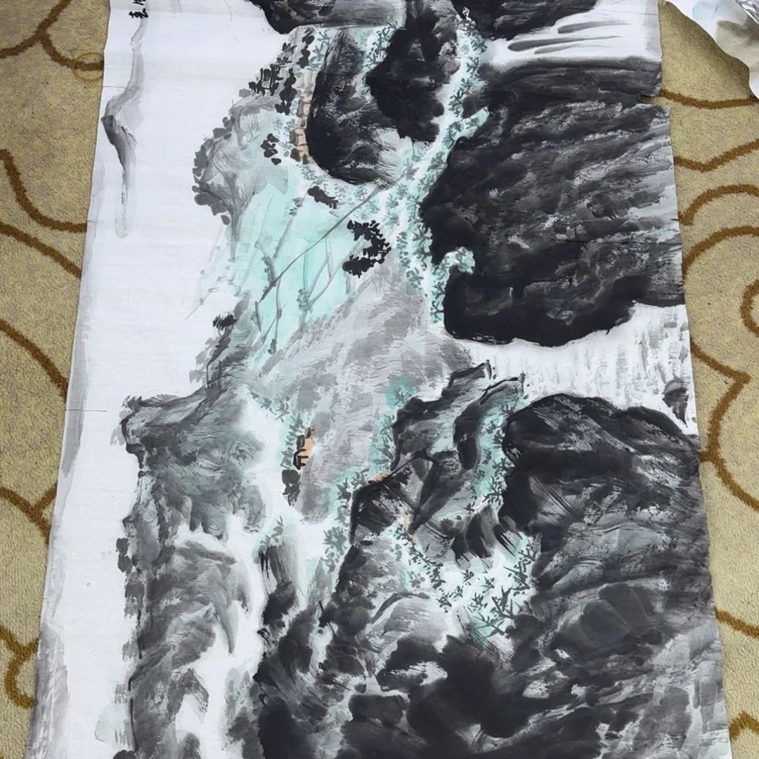 国画国画老师作品刘