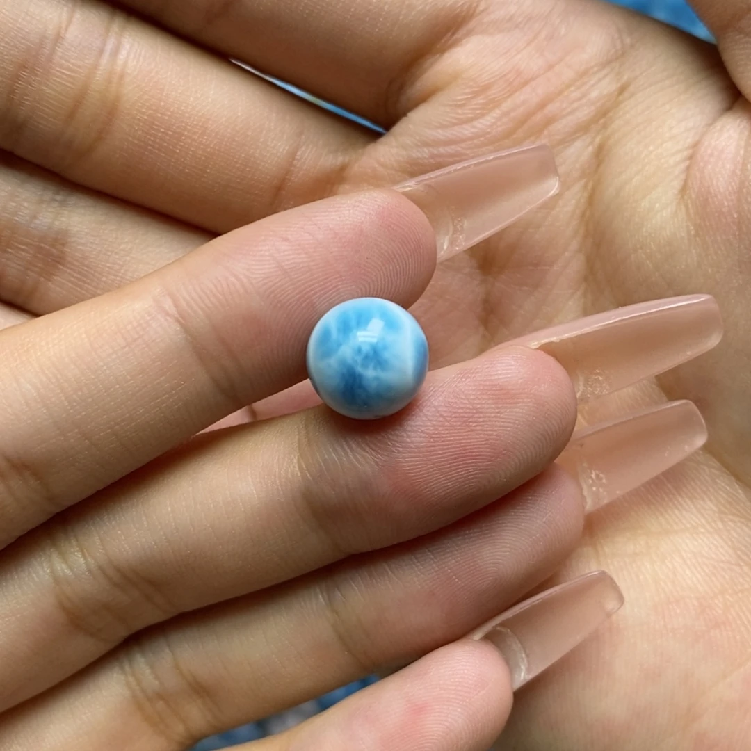 风***车未镶嵌针钠钙石（海纹石）颈饰