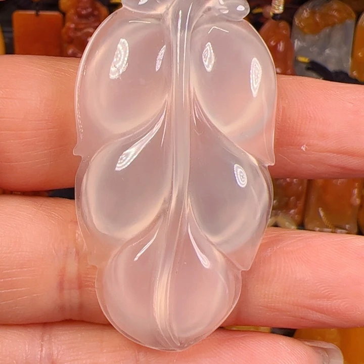 石英质玉（黄龙玉）未镶嵌笔搁