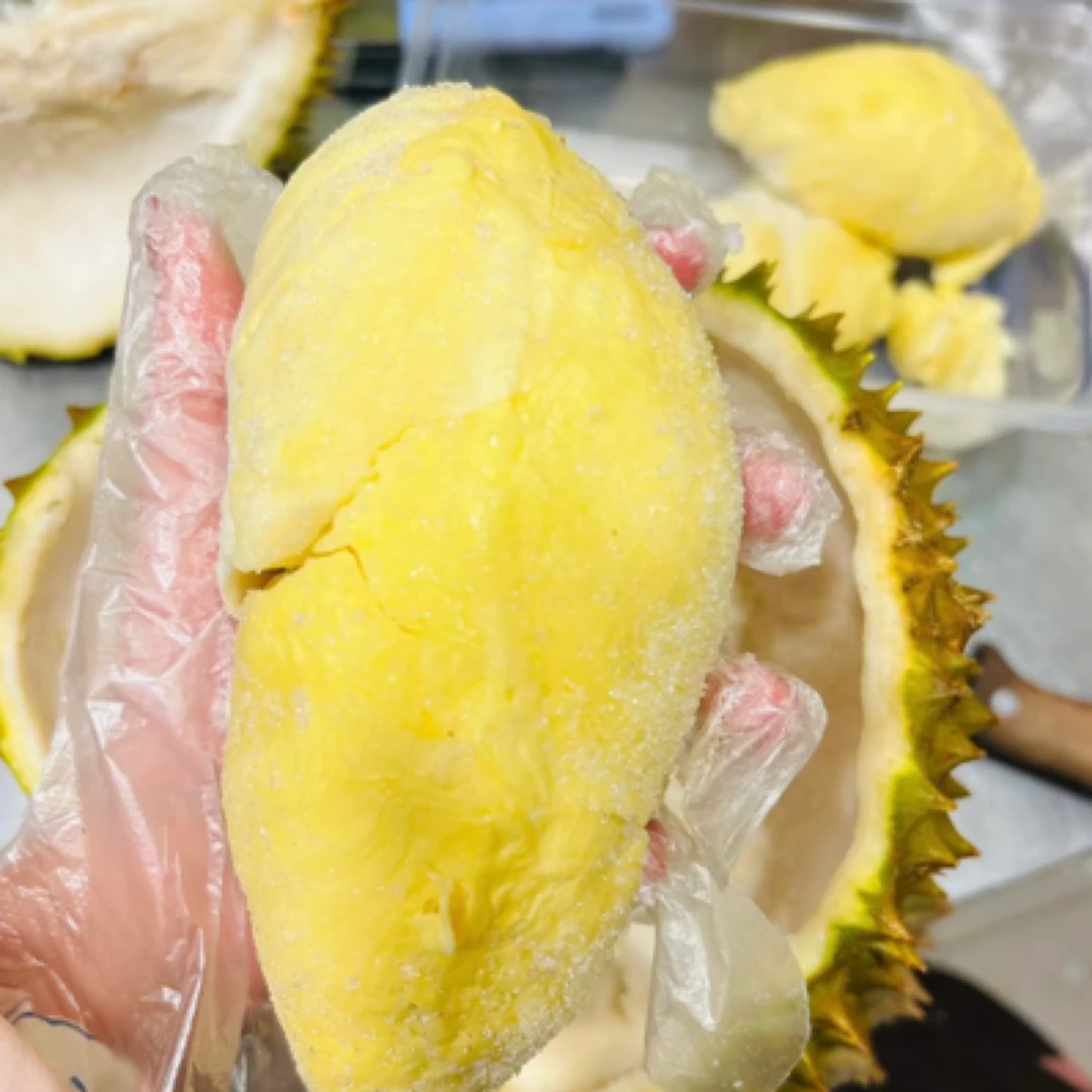 液氮树熟金枕榴莲肉1.8斤（核小）新鲜金枕泰国