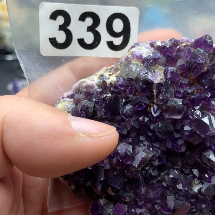 纯***水未镶嵌珠宝半成品紫晶339