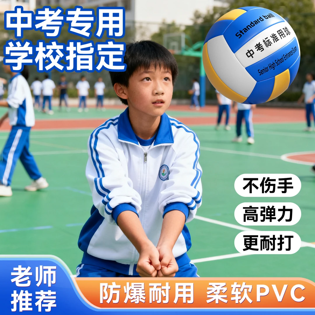 排球初中生2025中考专用标准款中学生体育考试上海训练5号硬拍球