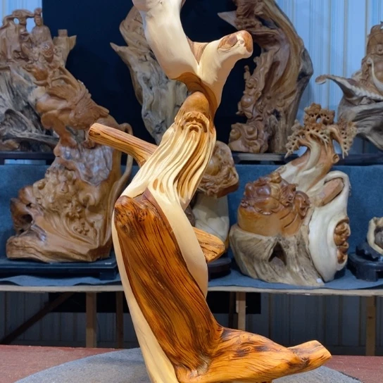 柏木（崖柏）根雕摆件