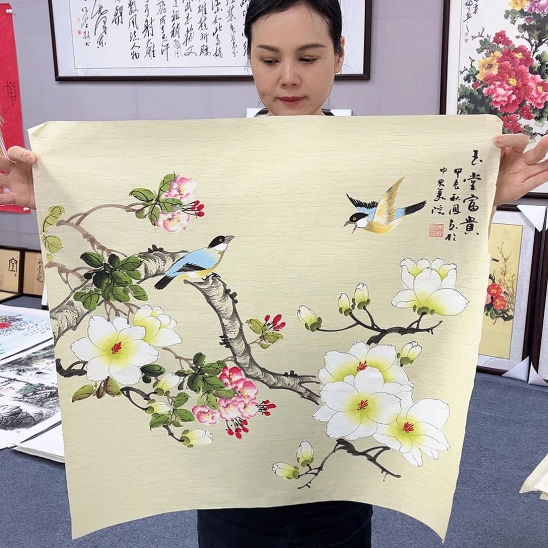 国画宣纸国画纯手绘作品