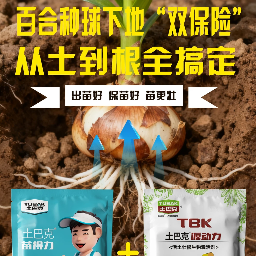 百合种球下地“双保险”