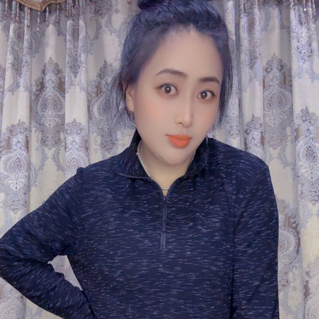 半开领拉链森系打底衫秋冬立领中长款厚款时尚宽松打底上衣