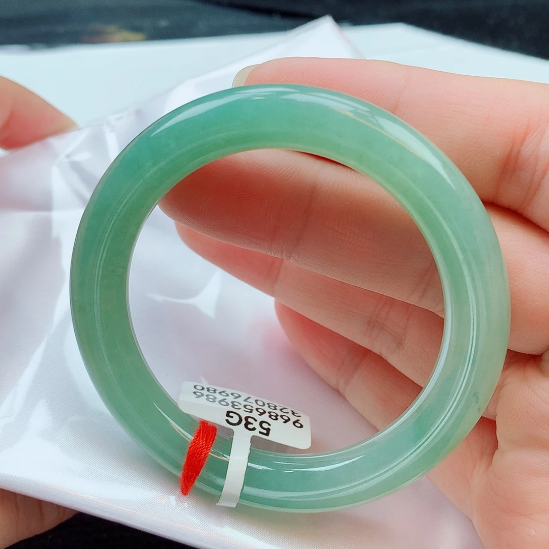 翡翠未镶嵌手镯天然缅甸翡翠A货手镯